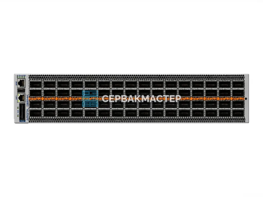 Коммутатор Arista DCS-7060X6-64PE-B-F: 64 порта OSFP 800G и 2 порта SFP+ 10G