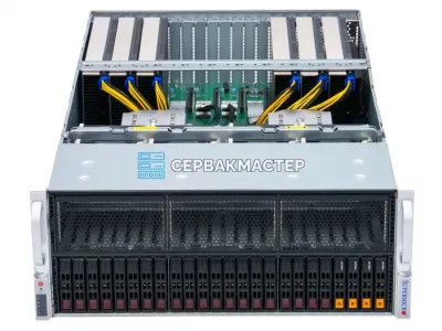 Supermicro 4124GS-TNR: 6× NVIDIA A100 40GB + 2× AMD EPYC 7513, 1 ТБ RAM — купить в СервакМастер