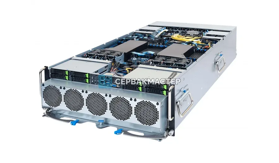 AI-сервер Phanteks Enthoo Pro 2 Server Edition: 4× AMD Instinct MI100 32GB, EPYC 7702, 512GB DDR4 ECC — СервакМастер