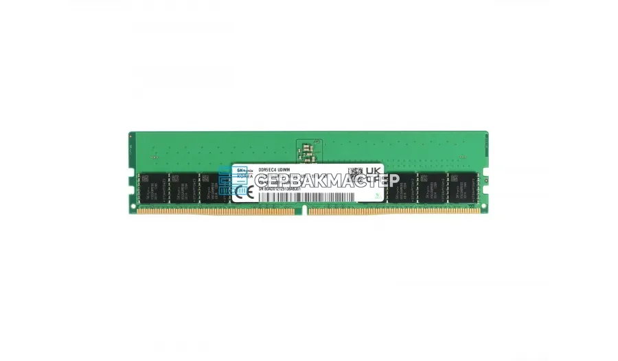 Модуль памяти SK Hynix 16GB DDR5 ECC UDIMM 5600MHz 1Rx8 HMCG78AGBEA — купить в СервакМастер