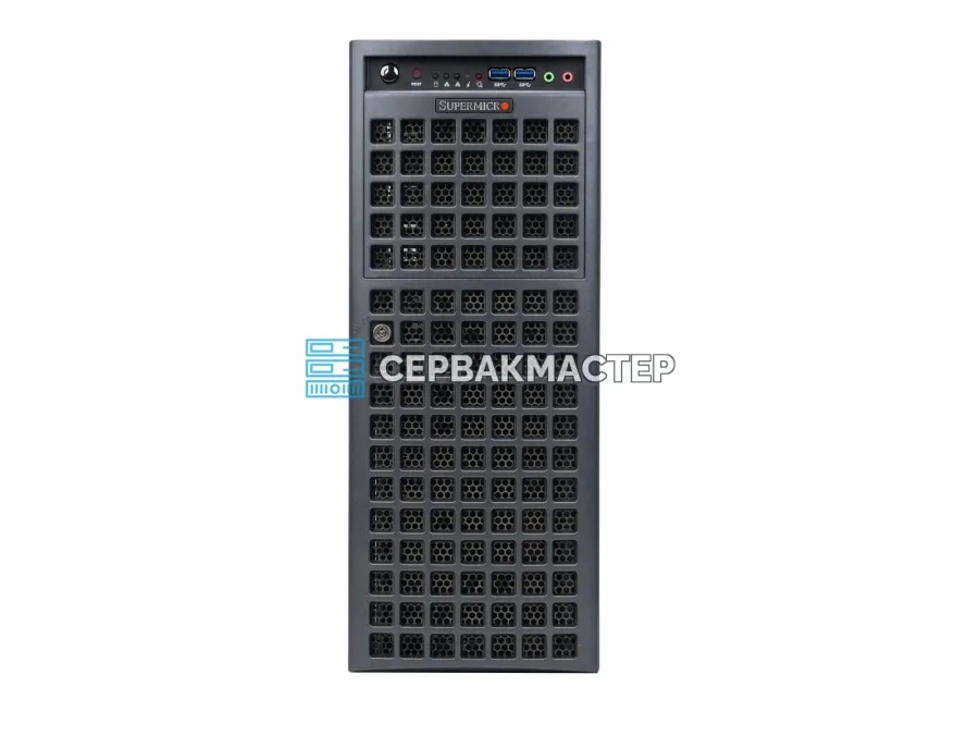 Supermicro 747BTQ-R2K04B: 4× Instinct MI50 16GB, 2× Xeon E5 2697v4, 256GB RAM