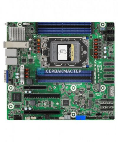Материнская плата ASRock Rack SIENAD8UD-2L2Q, Deep Micro-ATX, SP6, 8 DIMM DDR5 — купить в СервакМастер