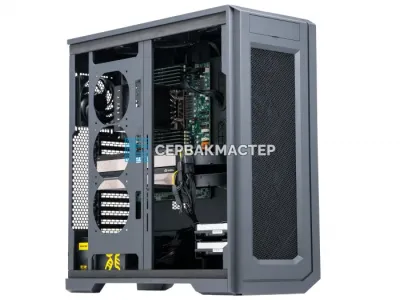 ИИ-сервер Tower с 2× NVIDIA A100 40GB HBM2e и AMD EPYC 9354 — СервакМастер