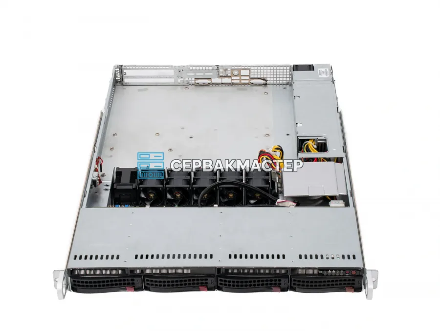 Серверный корпус Supermicro CSE-815 (1U, 4LFF, 1x БП 600W) [SC815TQ-600WB]