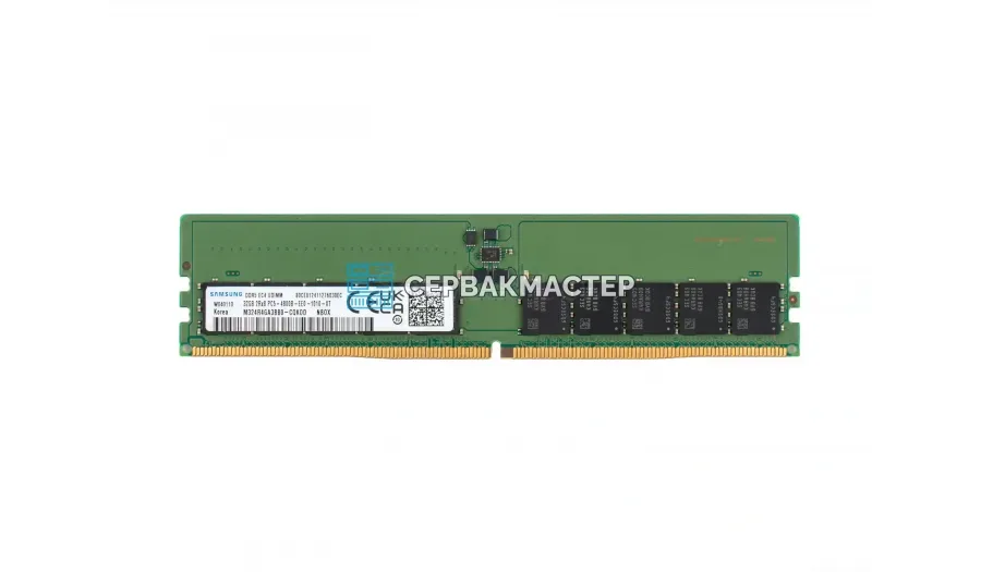 Модуль памяти Samsung 32GB DDR5 ECC UDIMM 4800MHz 2Rx8 M324R4GA3BB0-CQK — купить в СервакМастер