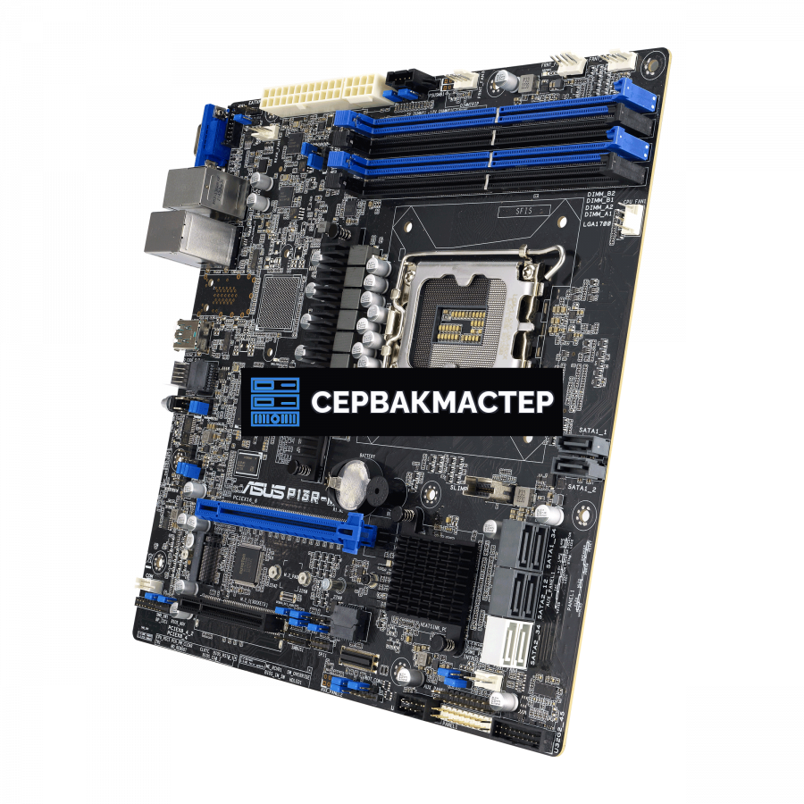 Материнская плата ASUS P13R-M (Micro-ATX, LGA1700, 4 DIMM, парт.№ P13R-M) — купить в СервакМастер