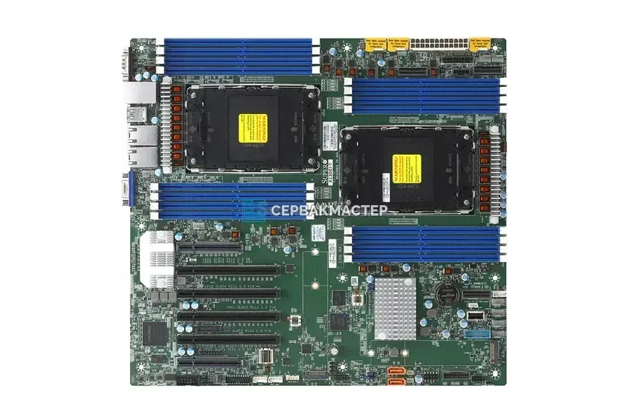 Серверная плата Supermicro H14SSL-NT на сокет SP5, ATX, 12x DIMM DDR5 [MBD-H14SSL-NT-B] — купить в СервакМастер