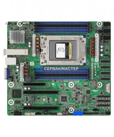 Материнская плата ASRock Rack SIENAD8UD2-2Q (Deep Micro-ATX, SP6, 8 DIMM, DDR5) — купить в СервакМастер