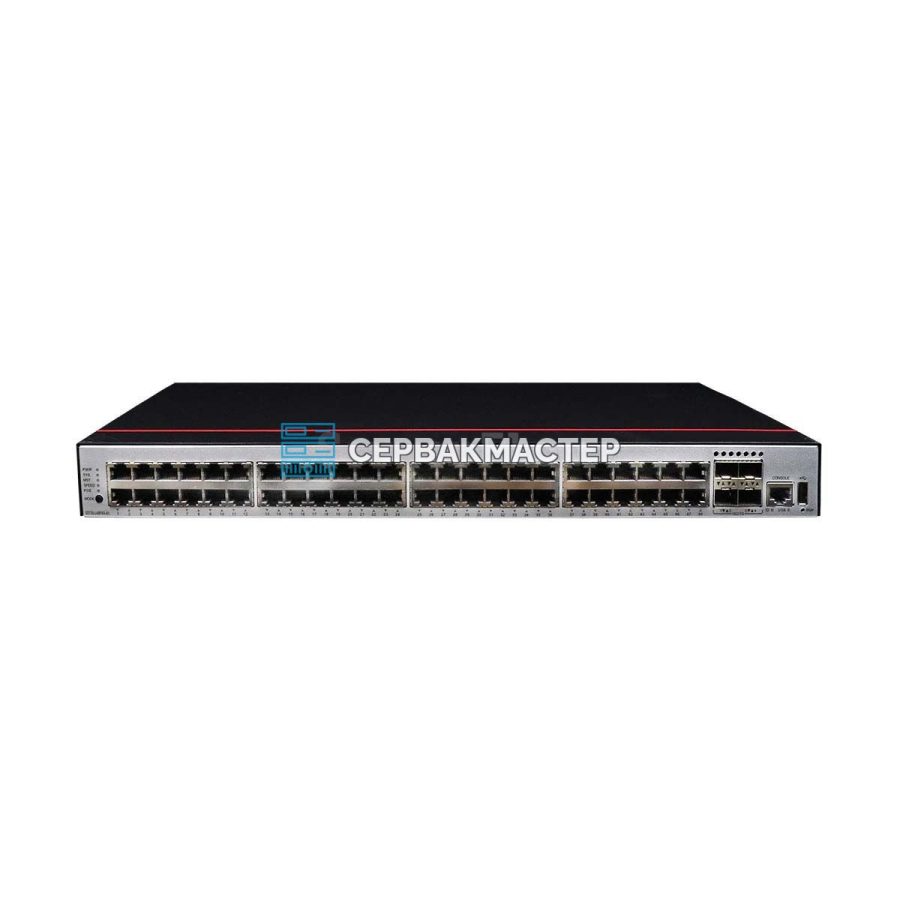 Коммутатор Huawei S5735-L48P4X-A1: 48 портов RJ45 1 Гбит/с, 4 SFP+ 10 Гбит/с, PoE+