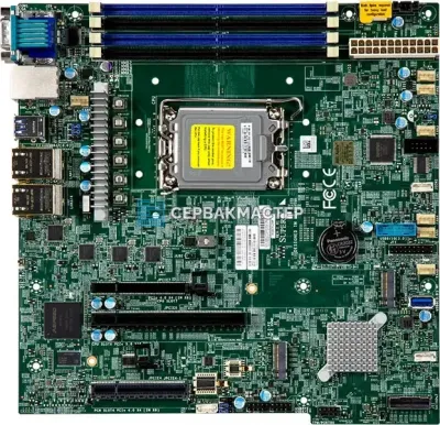 Материнская плата Supermicro X13SCH-LN4F (Micro-ATX, LGA1700, 4 DIMM) [MBD-X13SCH-LN4F] — купить в СервакМастер