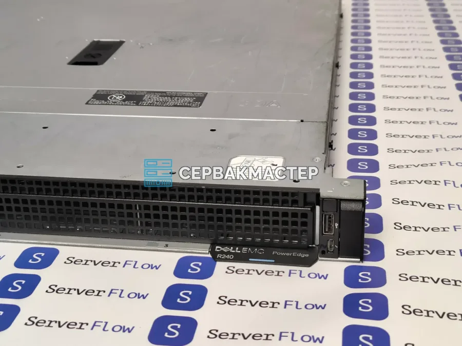 Сервер Dell PowerEdge R240 2LFF на Xeon E-2286G, 128 ГБ DDR4 ECC, 2x SSD 1.92 ТБ