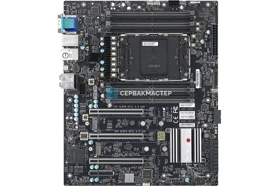 Материнская плата Supermicro X13SAV-LVDS (Mini-ITX, LGA1700, 2 DIMM) [MBD-X13SAV-LVDS] — купить в СервакМастер