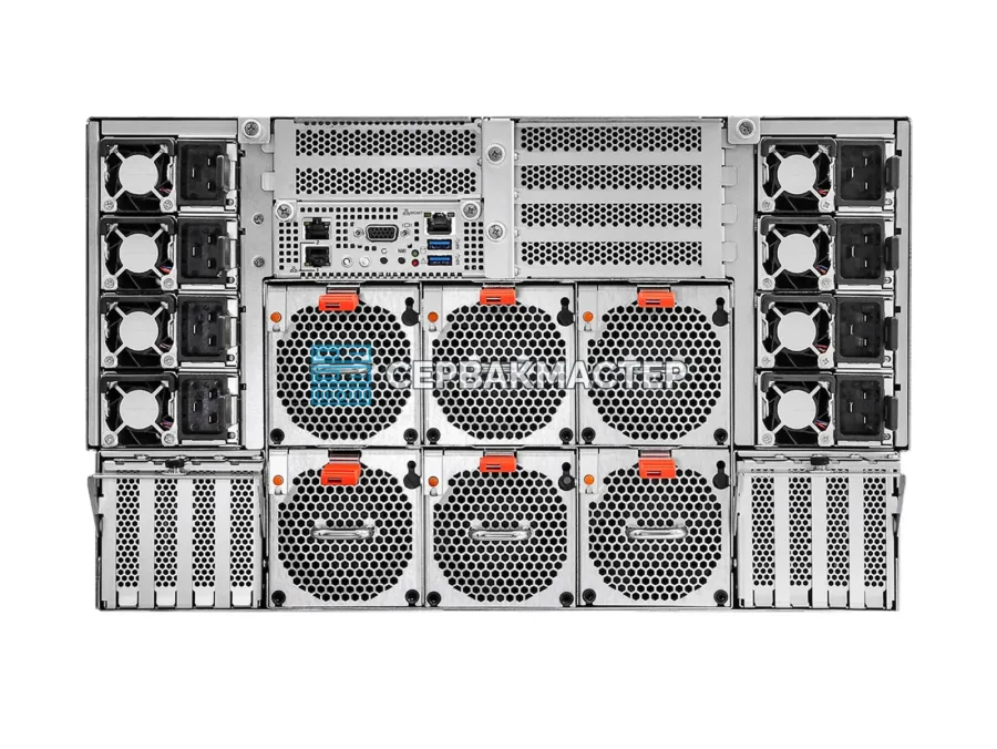 Сервер ASRock Rack 6U8X-GNR2 SYN H200 на 8× NVIDIA H200 SXM 141GB, 6U