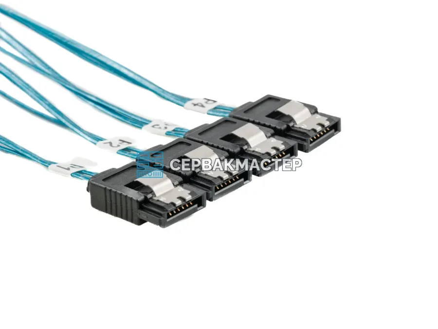 Кабель SFF-8643 на 4x SATA, 0.5 м
