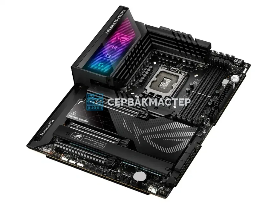 ASUS ROG MAXIMUS Z790 HERO — топовая плата ATX LGA1700 на 4 DIMM DDR5 — купить в СервакМастер