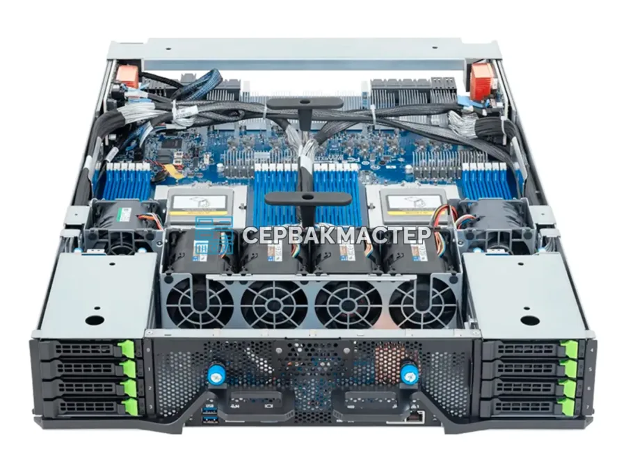 GIGABYTE G894-ZD3-AAX7 — GPU-сервер 8U с 8× NVIDIA B300 SXM 288GB
