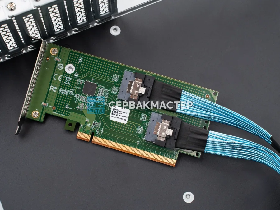 GPU-шасси ALEO 8x GPU 4x 1600W с комплектом кабелей 8PIN
