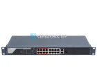 Коммутатор Hikvision DS-3E0318P-E (C): 16 портов 1 Гбит/с с PoE и 2 uplink-порта RJ45/SFP