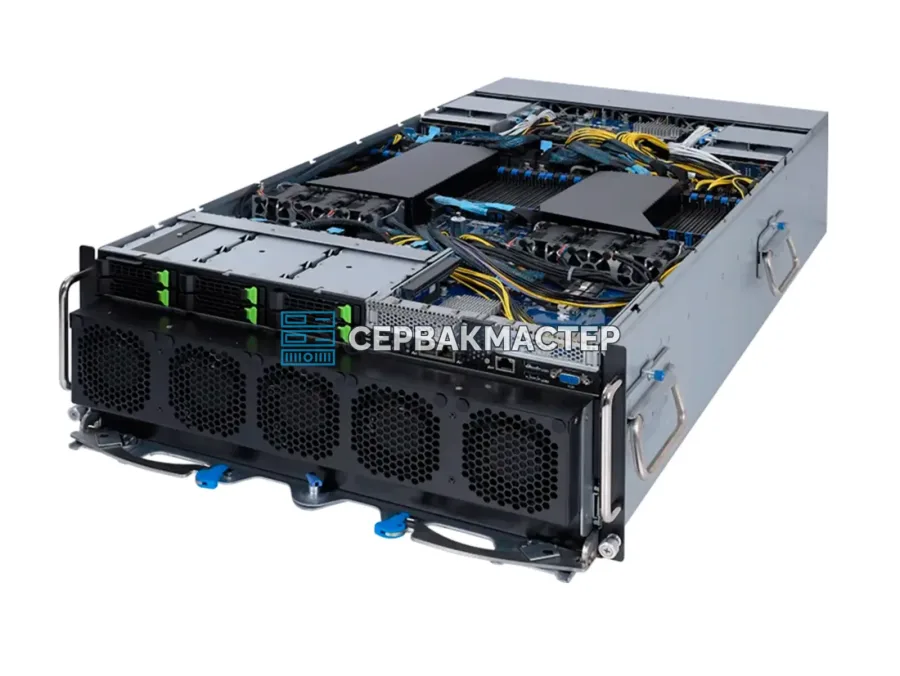 Сервер GIGABYTE G492-IL0 на 8× NVIDIA A100 SXM 80GB (640 ГБ HBM2e, 4U)