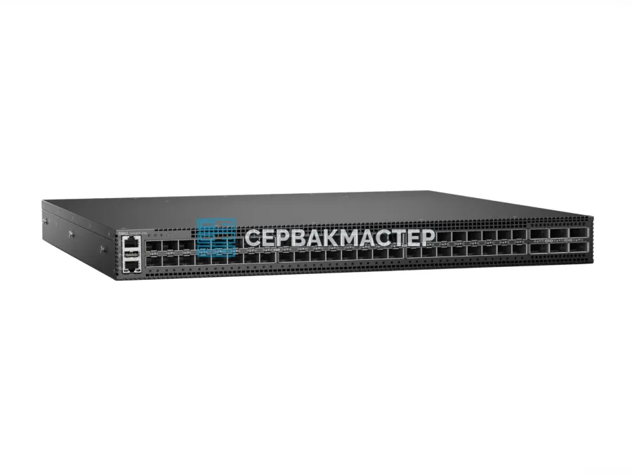 Коммутатор Dell PowerSwitch S4348F-ON PS/IO Airflow: 48x SFP+ 10 Гбит/с и 6x QSFP28 100 Гбит/с