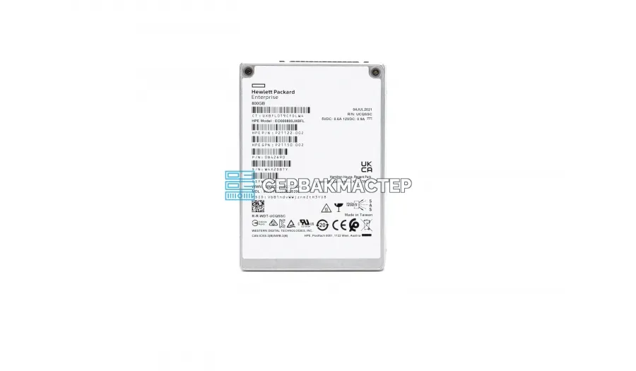 SSD-накопитель HPE 200GB 2.5" SAS 12Gb/s [EO0200JEFPD]