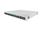 Управляемый L3-коммутатор MikroTik CRS354-48P-4S+2Q+RM: 48 портов RJ45 1 Гбит/с, 4x SFP+ 10 Гбит/с, 2x QSFP+ 40 Гбит/с