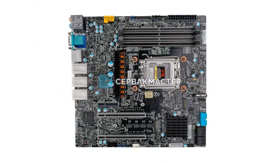 Серверная материнская плата Supermicro X12SCA-F ATX LGA1200 4 DIMM [MBD-X12SCA-F] — купить в СервакМастер