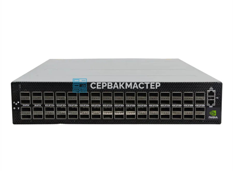 Коммутатор NVIDIA SN4600 на 64 порта QSFP56 200 Гбит/с, Cumulus Linux [920-9N302-00FA-0C0]
