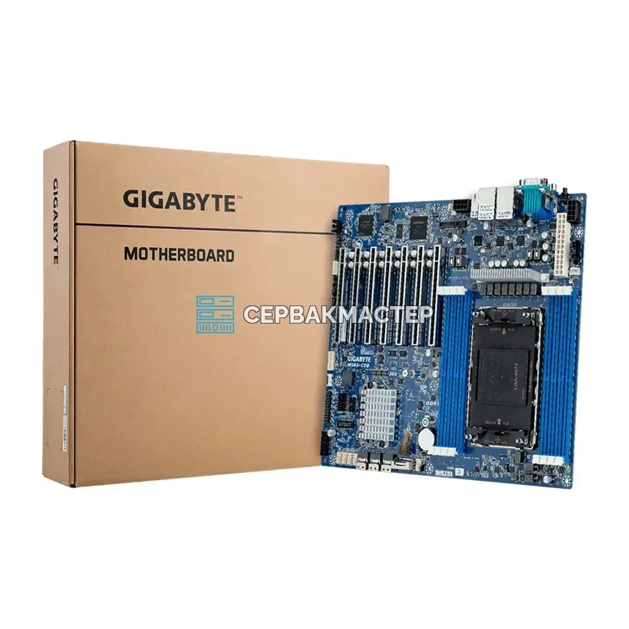 Материнская плата Gigabyte MS03-CE0 Rev 3.0 (ATX, LGA4677, 8 DIMM, DDR5, PCIe 5.0) — купить в СервакМастер