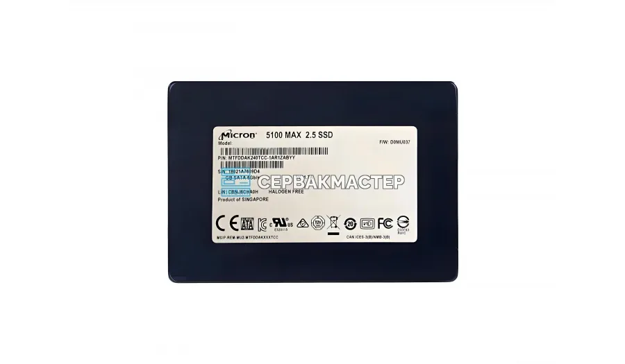 SSD-накопитель Micron 5300 MAX 240GB 2.5" 6Gb/s [MTFDDAK240TDT-1AW1ZABLA]