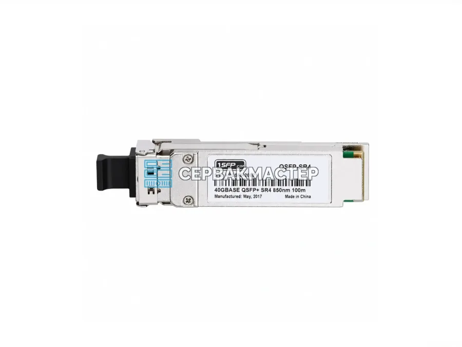Оптический трансивер 1SFPcom QSFP+ SR4 40GBase-SR4, 850 нм, до 100 м, MTP/MPO-12