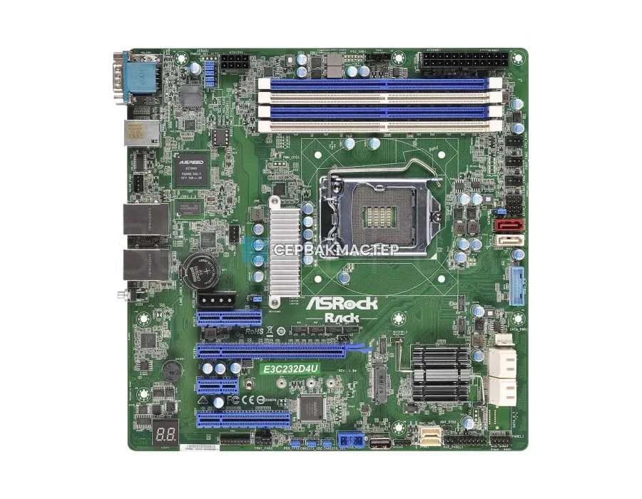 Серверная плата Gigabyte MS33-CP0 Rev 1.x/3.x — E-ATX, LGA4677, 16 DIMM DDR5 — купить в СервакМастер