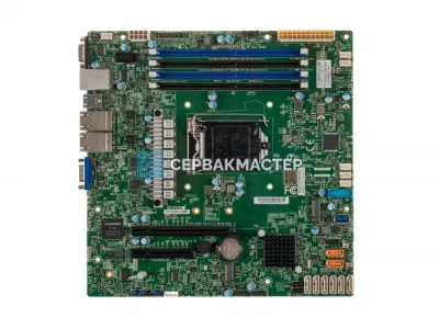 Материнская плата Supermicro X11SCH-LN4F (Micro-ATX, LGA1151, 4 DIMM) [MBD-X11SCH-LN4F] — купить в СервакМастер
