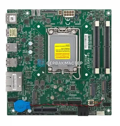 Материнская плата Supermicro X13SAV-PS MBD-X13SAV-PS (LGA1700, Mini-ITX, DDR5, 64GB) — купить в СервакМастер