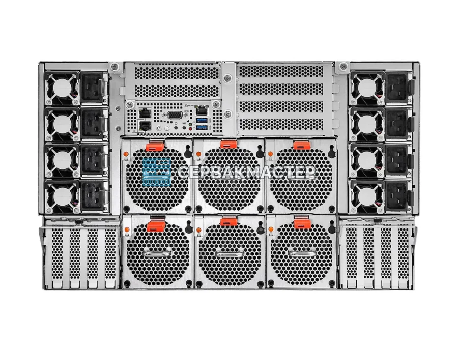 Сервер ASRock Rack 6U8X-EGS2 SYN H200 с 8× NVIDIA H200 SXM 141GB