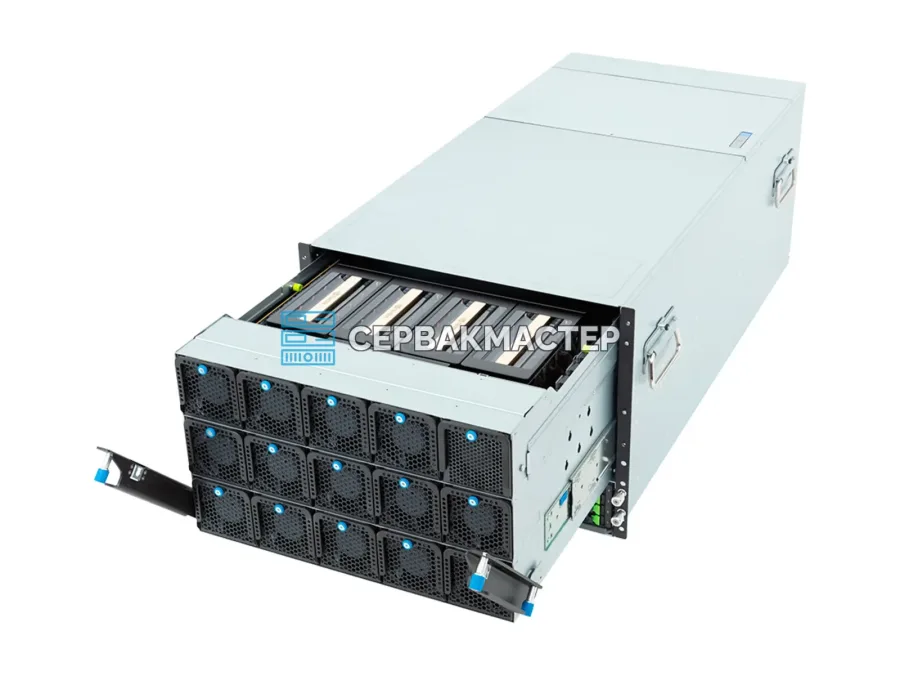 GIGABYTE G893-ZD1-AAX5 — GPU-сервер 8U с 8× NVIDIA B200 SXM 180GB и 2× AMD EPYC
