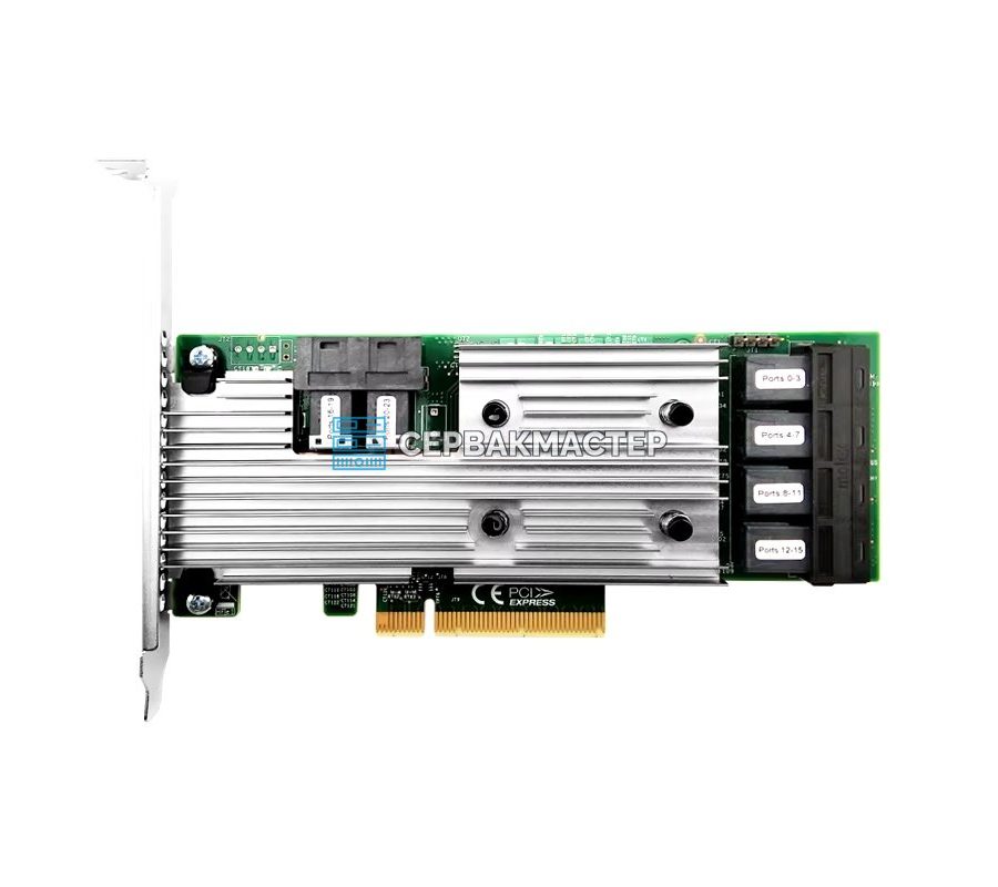 HBA-контроллер Broadcom SAS 9305-24i на чипе SAS3224, 12 Гбит/с