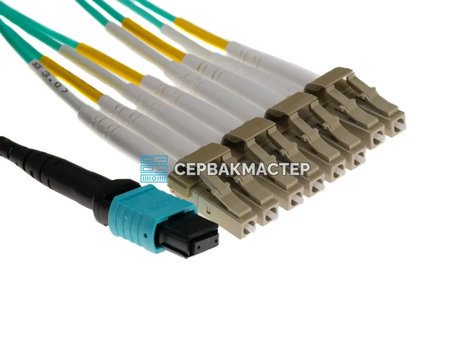 Оптический патч-корд 1SFPcom OM3 MPO-8LC, 3 м