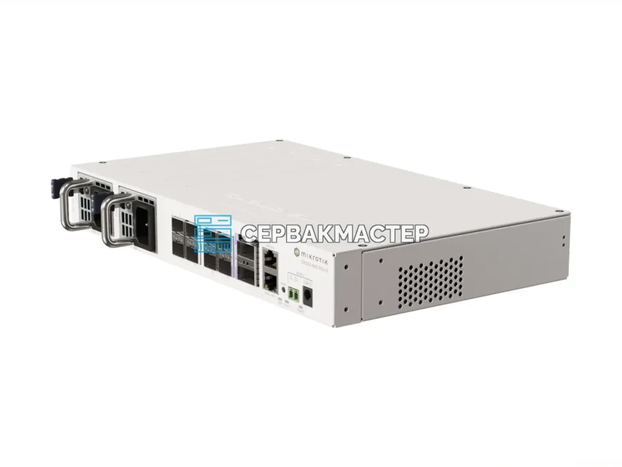 Коммутатор MikroTik CRS510-8XS-2XQ-IN: 8x SFP28 25G и 2x QSFP28 100G, L3, RouterOS v7