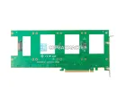 Переходник PCIe 4.0 x16 на 4x U.2 (Full profile, SFF8639) для NVMe-накопителей
