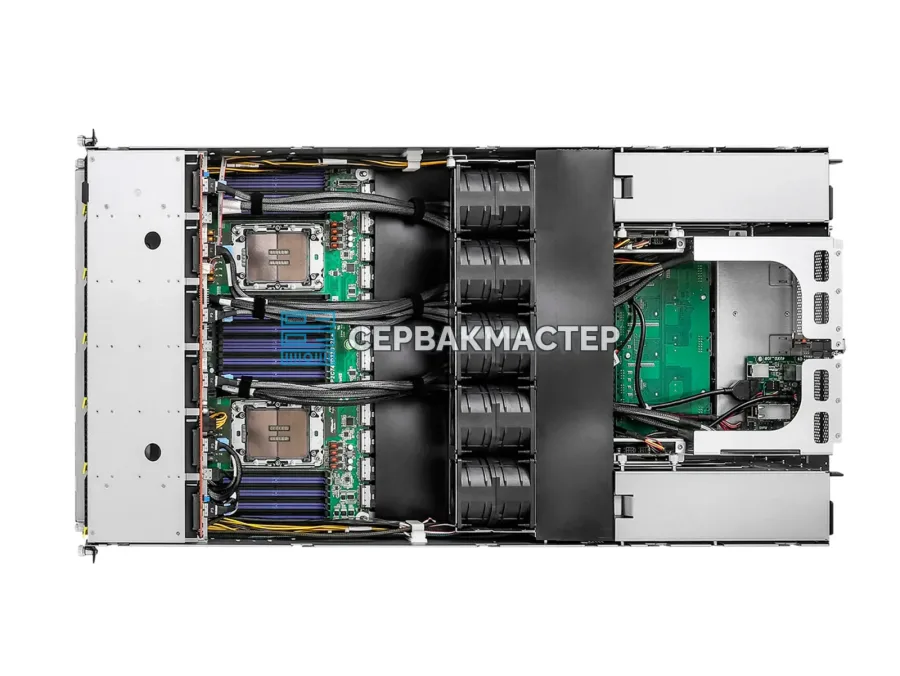 GPU-сервер ASRock Rack 6U8X-EGS2 H200 — 8× NVIDIA H200 SXM 141GB, 6U