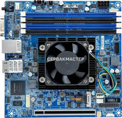 Материнская плата Gigabyte MB12-CE0 Rev 100 (Mini-ITX, FCBGA2227, 4 DIMM) — купить в СервакМастер