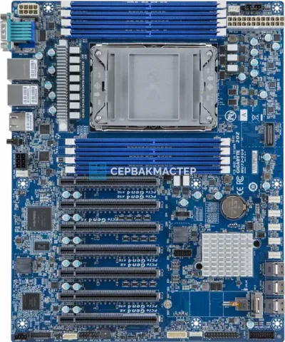 Серверная материнская плата Gigabyte MU72-SU0 Rev 1.x/2.x (ATX, LGA4189, 8 DIMM) — купить в СервакМастер
