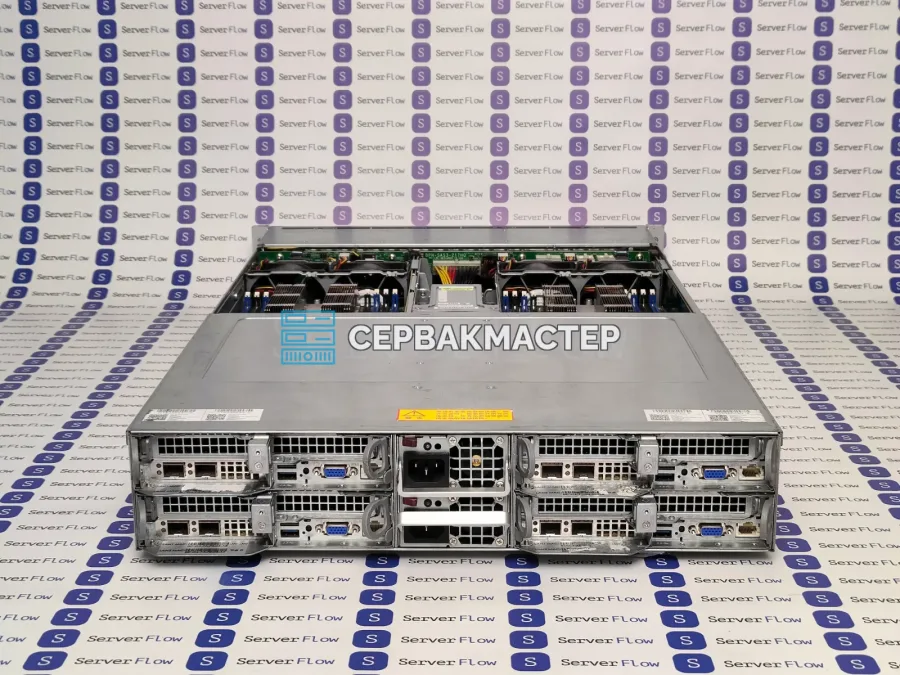 Блейд-сервер Supermicro SuperServer 2028TP-HTR-SIOM 2U, 4 узла, 8x Xeon E5-2699v4, 4 ТБ DDR4, 24x SSD 1.92 ТБ