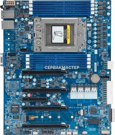 Материнская плата Gigabyte MZ01-CE1 Rev 3.x ATX SP3, 8 DIMM — купить в СервакМастер