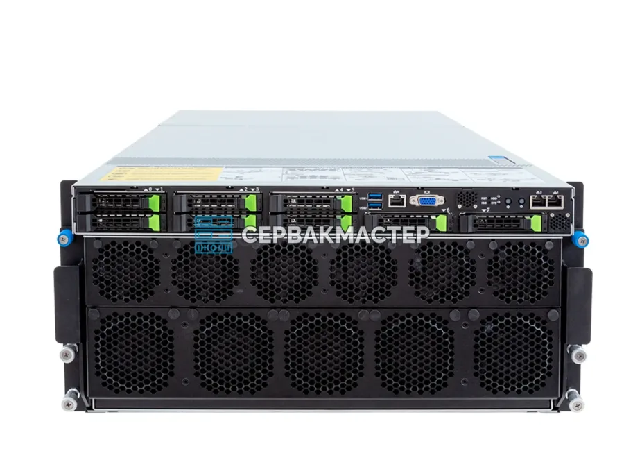 GIGABYTE G593-SD1-AAX1 — GPU-сервер на 8× NVIDIA H100 SXM 80GB (640 ГБ HBM3)