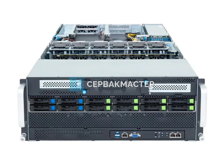 Сервер GIGABYTE G494-ZB1-AAP2 с 8x NVIDIA H200 NVL 141GB, 4U, 2x AMD EPYC