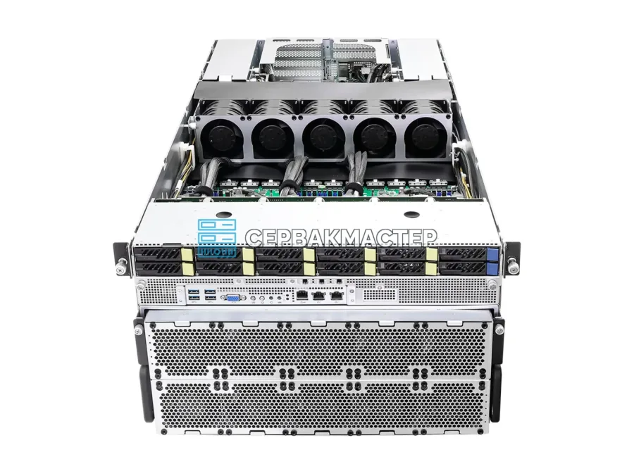 GPU-сервер ASRock Rack 6U8X-EGS2 SYN H100 (8× H100 SXM 80GB, 640 ГБ HBM3)