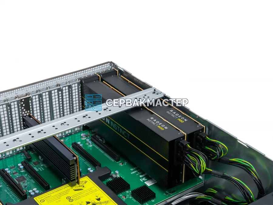 Купить AI-сервер Supermicro 4028GR-TR: 4× AMD Instinct MI50 16GB + 2× Intel Xeon E5-2680v4 — СервакМастер