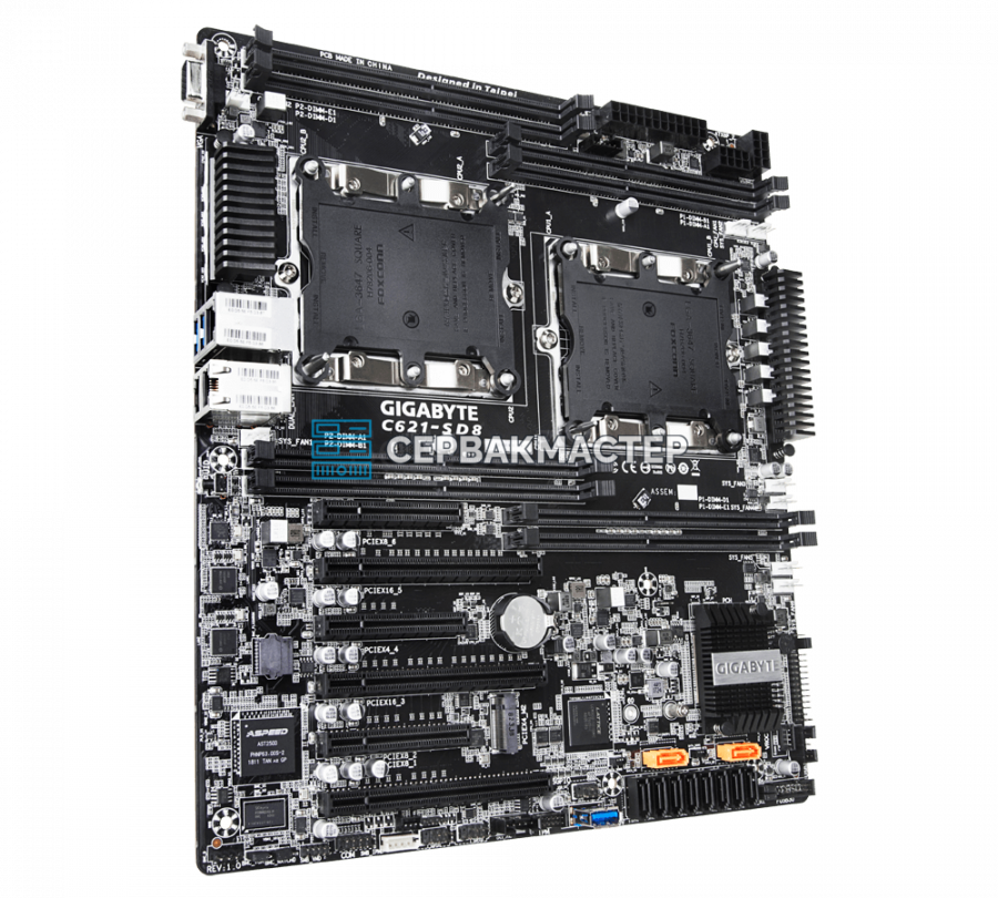Серверная материнская плата GIGABYTE C621-SD8 (CEB, 2x LGA3647, 8 DIMM) — купить в СервакМастер